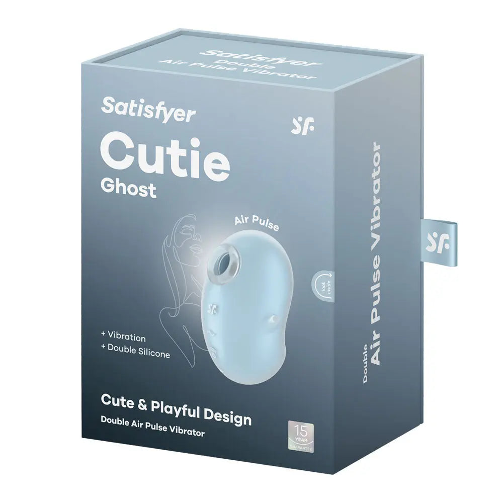 Satisfyer Cutie Ghost -  -  USB Rechargeable Air Pulse Stimulator Satisfyer Discreet Intimate Essentials.