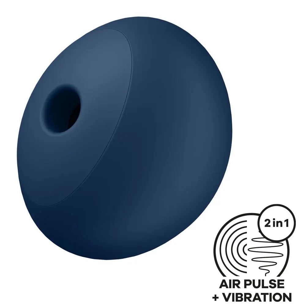 Satisfyer Air Power 4 - Navy USB Rechargeable Air Pulse Stimulator Satisfyer Discreet Intimate Essentials.