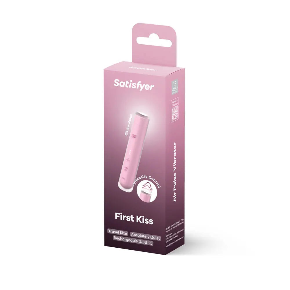 Satisfyer First Kiss -  USB Rechargeable Air Pulse Stimulator Satisfyer Discreet Intimate Essentials.