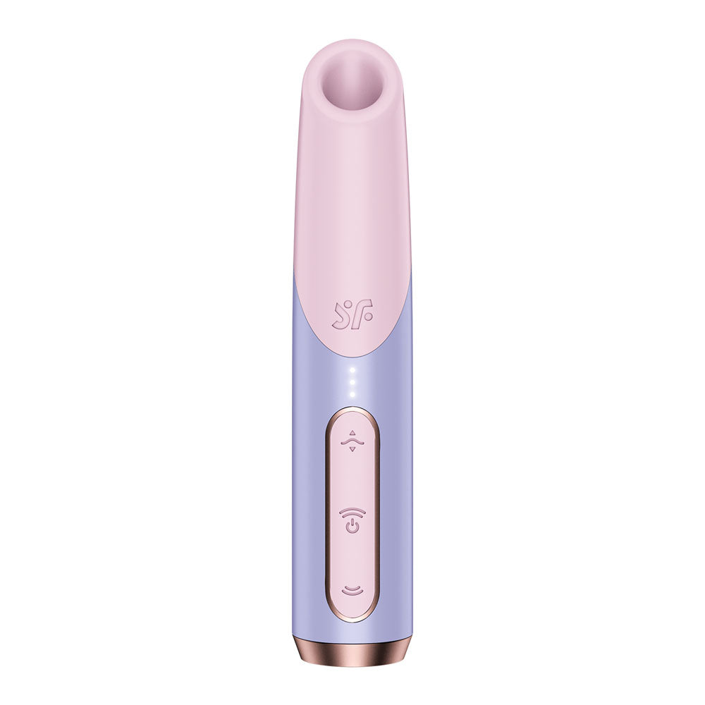Satisfyer Bold Kiss -  USB Rechargeable Air Pulse Stimulator with elegant design and quiet air pulse technology.