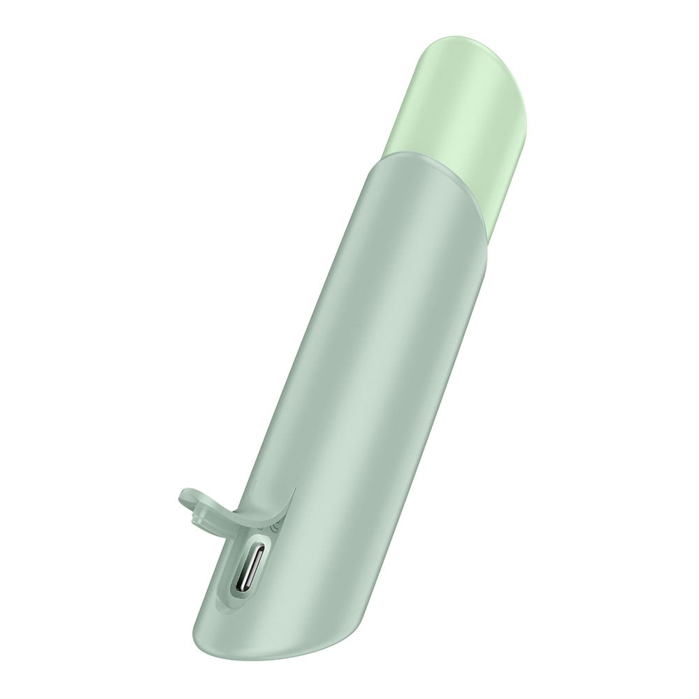 Satisfyer Naughty Kiss - Mint USB Rechargeable Air Pulse Stimulator for intimate essentials for her.