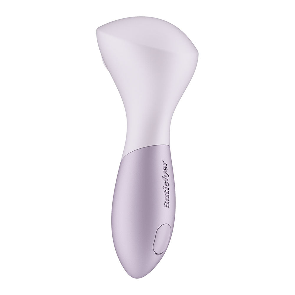 Satisfyer Wand-erful - Violet 15.8 cm USB Rechargeable Air Pulse Massage Wand for intimate essentials and ultimate pleasure.