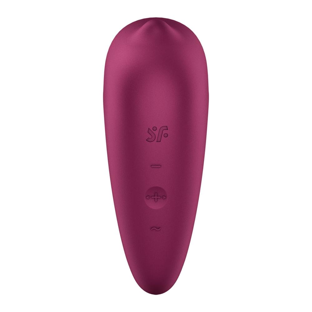 Satisfyer Delighterrr - Berry USB-C Rechargeable Stimulator with Rolling Ball
