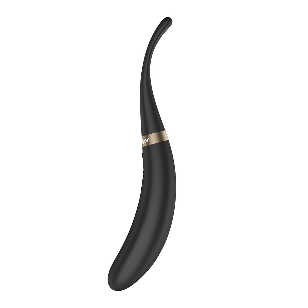 Satisfyer Tip Tease -  -  USB Rechargeable Vibrator with Twirling Tip for intimate essentials for her.