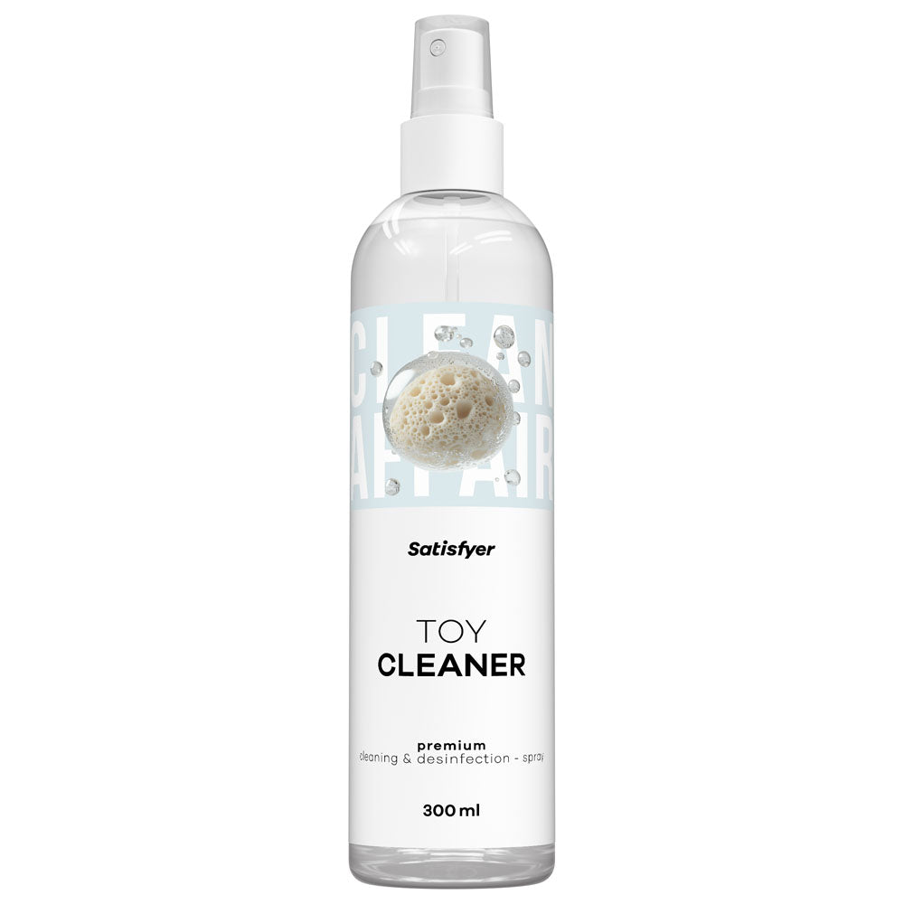 Satisfyer Toy Cleaner 300 ml - Misting Toy Cleaner - 300 ml Spray Bottle for cleaning intimate essentials.