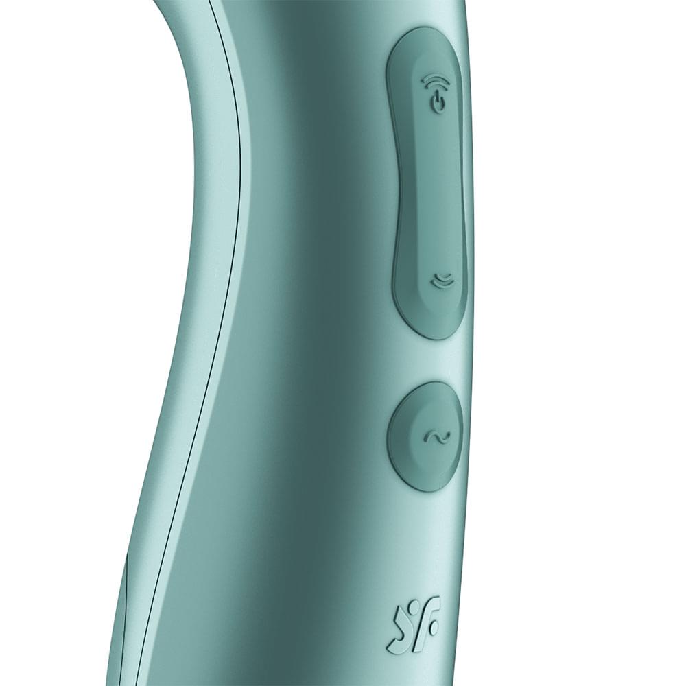 Satisfyer Pro 2+ Battery Series - Mint  Air Pulse Clitoral Stimulator with Vibration
