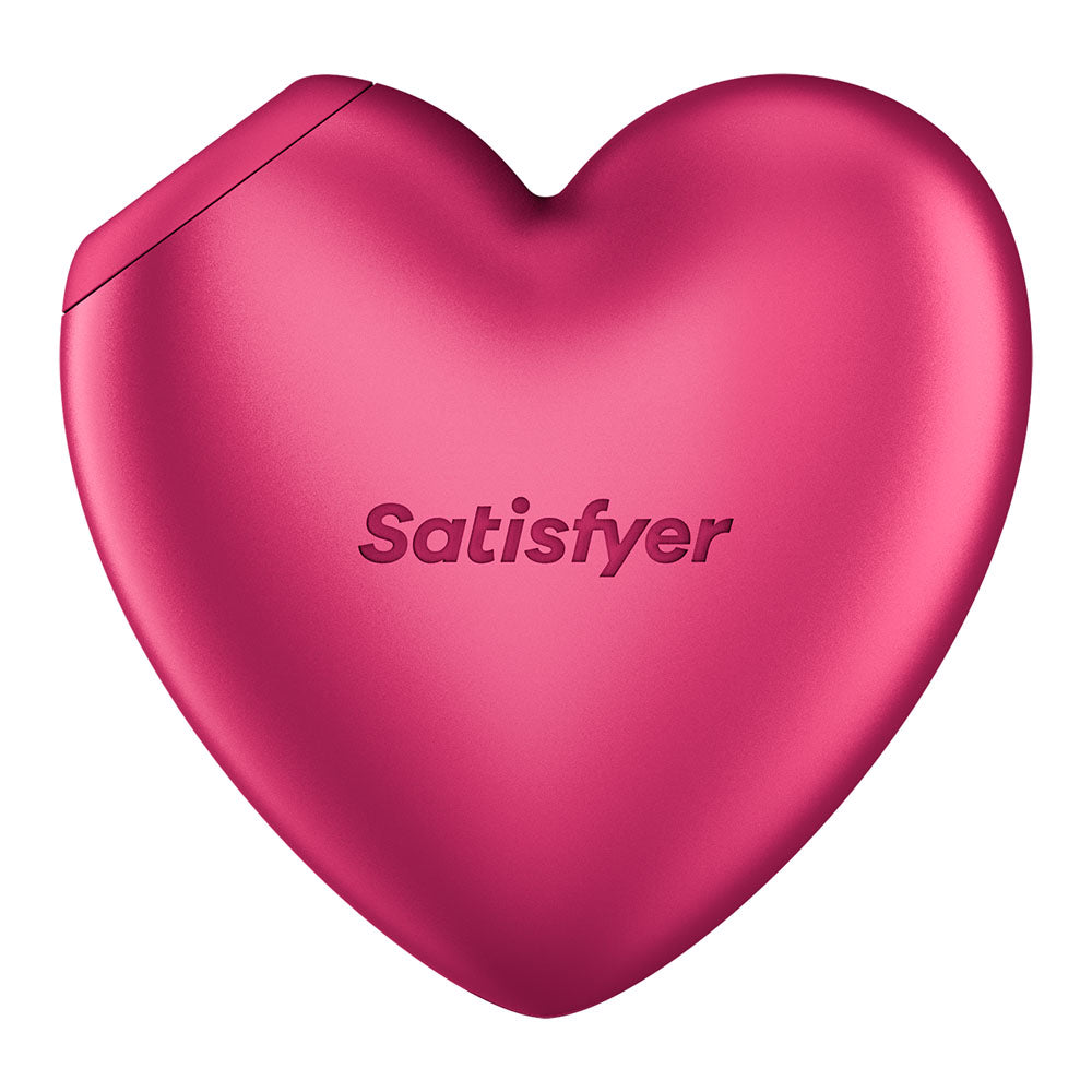 Satisfyer Cutie Heart - Battery Operated - Air Pulsation Stimulator with Vibration in heart-shaped design.