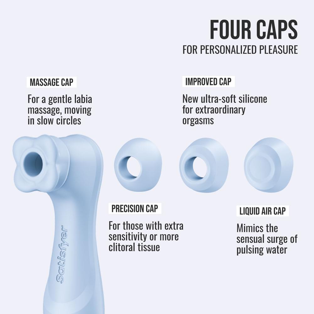 Satisfyer Pro 2 Generation 4 - Serene  -  Touch-Free USB-C Rechargeable Clitoral Stimulator with App Control