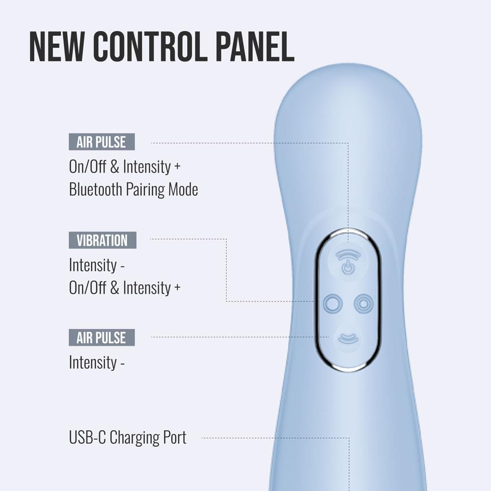 Satisfyer Pro 2 Generation 4 - Serene  -  Touch-Free USB-C Rechargeable Clitoral Stimulator with App Control