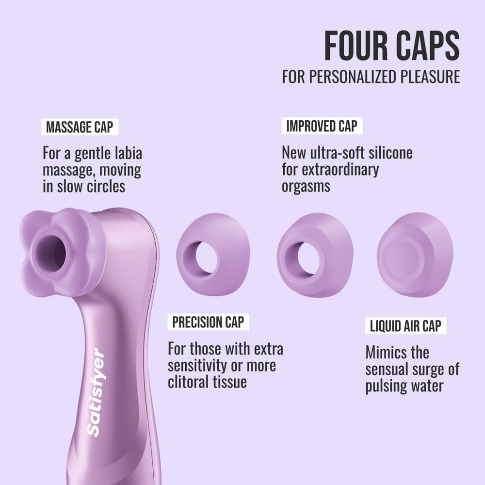 Satisfyer Pro 2 Generation 4 - Amethyst - Amethyst Touch-Free USB-C Rechargeable Clitoral Stimulator with App Control