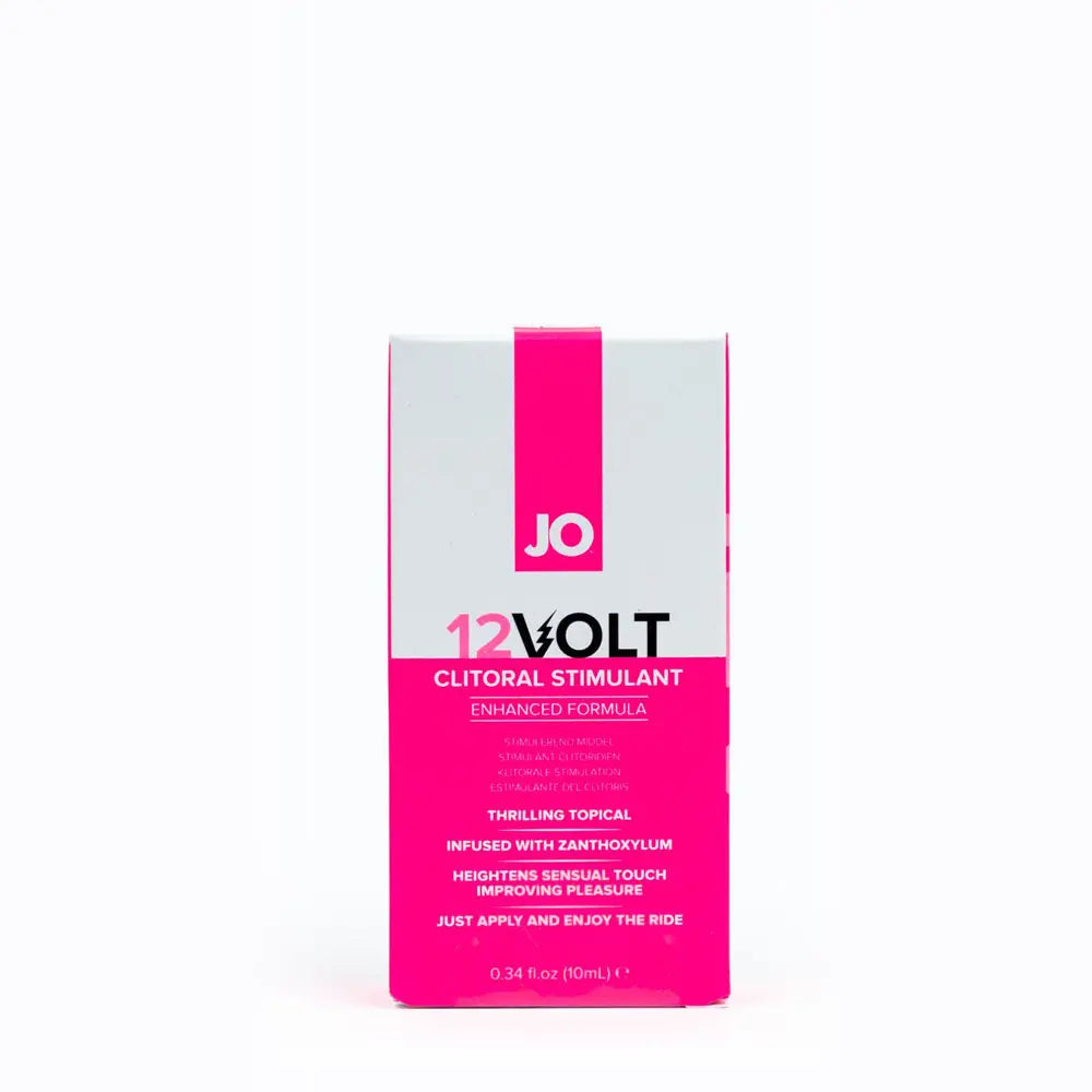 JO 12 Volt Clitoral Stimulant - 10 mL - Stimulating Gel for Women - 10 ml Tube JO Discreet Intimate Essentials.