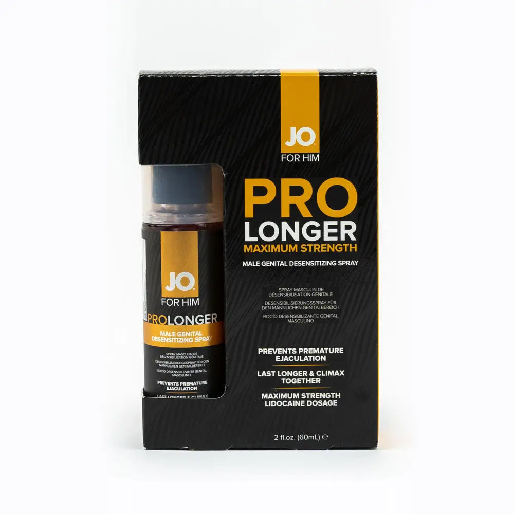 Affordable quality JO Prolonger Spray - 60 mL - Desensitising Spray for Men - 60 ml Spray Bottle  from JO by Discreet Intimate Essentials with Discreet Delivery 