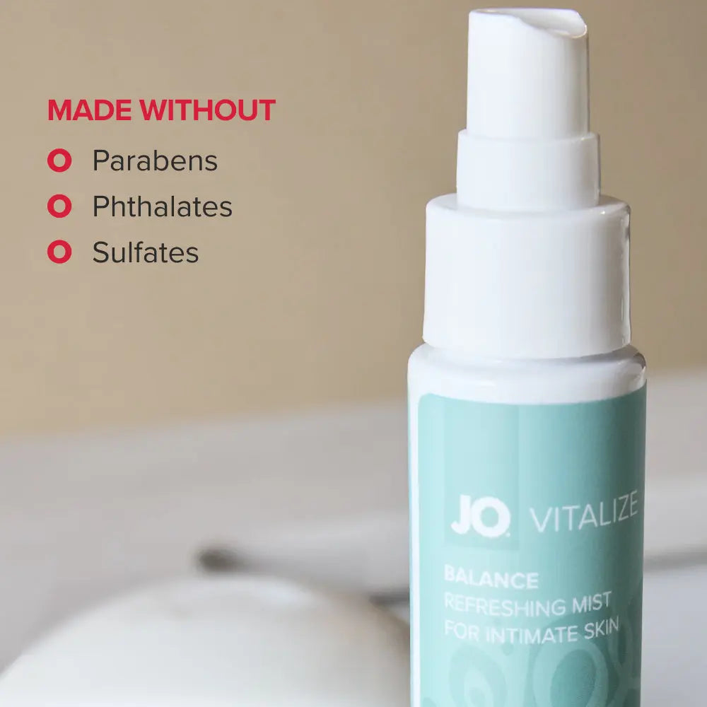 Affordable quality JO Vitalize - Balance Refreshing Mist - 60 ml Bottle  from JO by Discreet Intimate Essentials with Discreet Delivery 