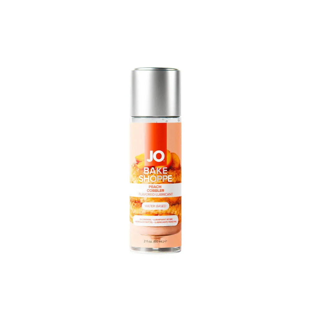 Affordable quality JO Bake Shoppe - Peach Cobbler - Peach Cobbler Flavoured Water Based Lubricant - 60 ml Bottle  from JO by Discreet Intimate Essentials with Discreet Delivery 