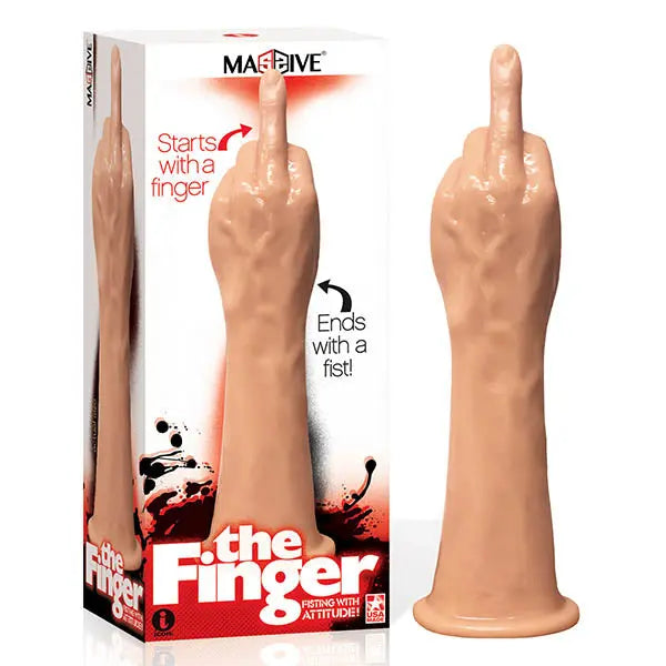 Massive The Finger -  35 cm (14'') Fisting Trainer Dong Icon Brands Discreet Intimate Essentials.