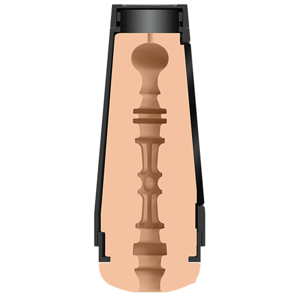 Main Squeeze - Kenzie Anne -  Vagina Stroker showcasing the lifelike ULTRASKYN texture and hard outer case.