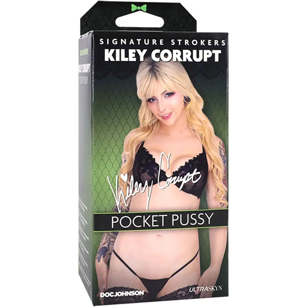 Signature Strokers - Kiley Corrupt -  Vagina Stroker Doc Johnson Discreet Intimate Essentials.