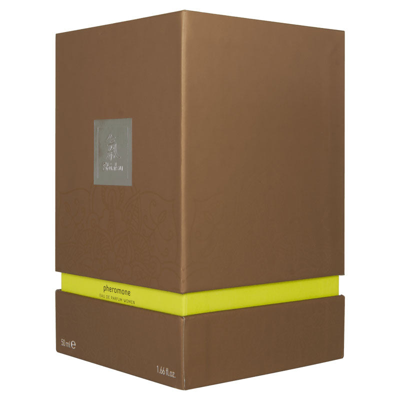 Shiatsu Pheromone Eau De Parfum Women - Lime - Pheromone Fragrance for Women - 50 ml packaging design