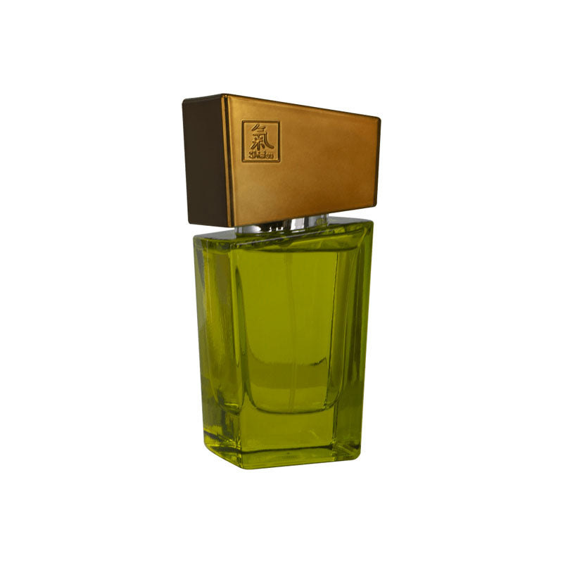 Shiatsu Pheromone Eau De Parfum Women - Lime - Pheromone Fragrance for Women - 50 ml bottle on a white background