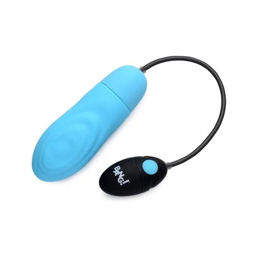 7X Pulsing Rechargeable Bullet Blue Bang Discreet Intimate Essentials.
