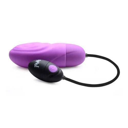 7X Pulsing Rechargeable Bullet Purple Bang Discreet Intimate Essentials.