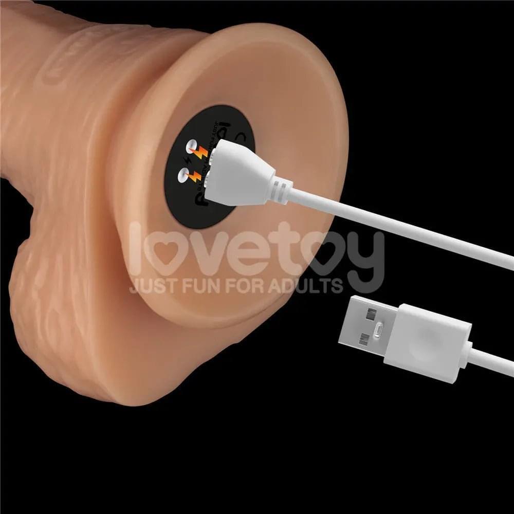 8.5 Inch Power Basics -  21.6 cm USB Rechargeable Vibrating Dong Lovetoy Discreet Intimate Essentials.