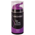 Wicked Toy Love - Glycerin Free Water Based Lubricant - 100 ml (3.3 oz) Bottle for intimate toys.
