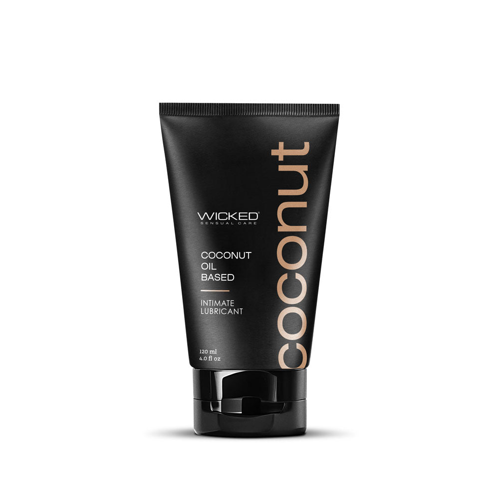 Wicked COCONUT - Coconut Oil Based Lubricant, 120 ml tube, perfect for massage and moisture, coconut oil lubricant.