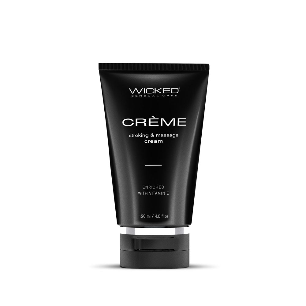 Wicked Creme - Masturbation Cream for Men - 120 ml (4 oz) Tube, enriched with Vitamin E for enhanced pleasure.