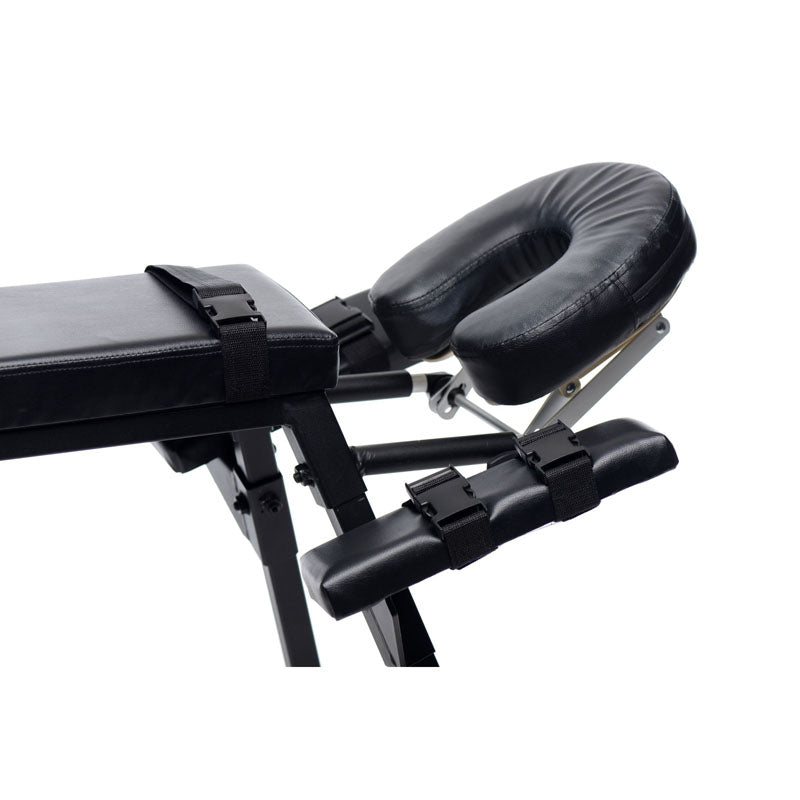 Master Series Obedience Extreme Sex Bench -  Bondage Furniture showing padded support for comfort and restraint.