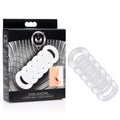 Master Series Ring Master -  Ball Stretcher Kit with six stretchy rings for customizable pleasure.