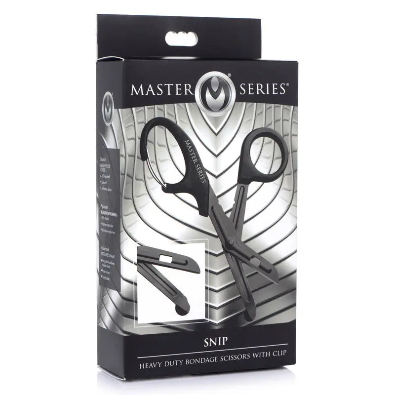 Master Series Snip -  Heavy Duty Bondage Scissors XR Brands Discreet Intimate Essentials.