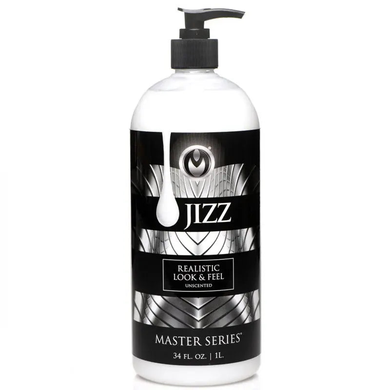 Master Series Jizz - 1000 ml - Water Based Cum Lubricant - 1000 ml Bottle XR Brands Discreet Intimate Essentials.