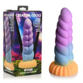 Creature Cocks Mystique Silicone Unicorn Dildo - 21 cm Fantasy Dildo with vibrant colors and unique horn design.