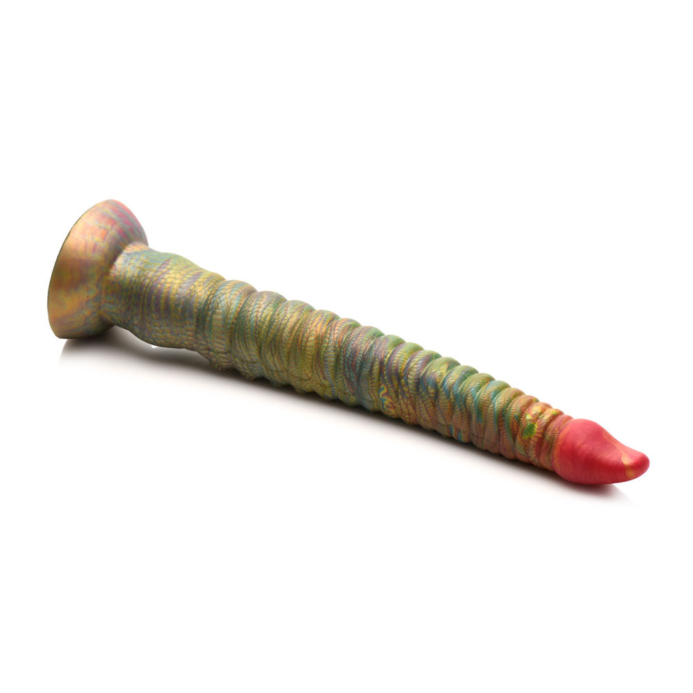 Creature Cocks Tenta-Dick - Multi- 32 cm Tentacle Fantasy Dildo in colorful design with suckers and ribbed shaft.