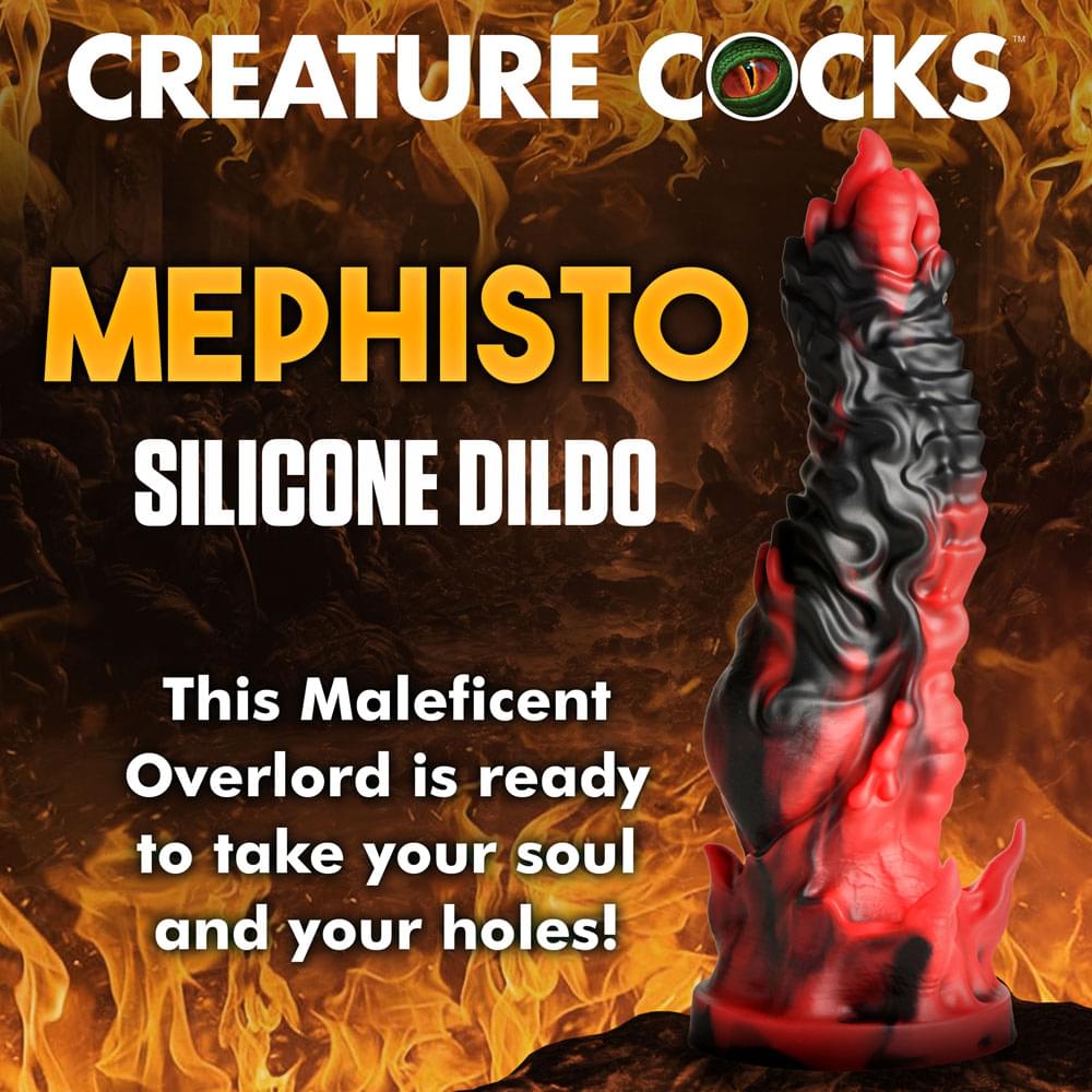 Creature Cocks Mephisto - /Black 18.5 cm Fantasy Dildo