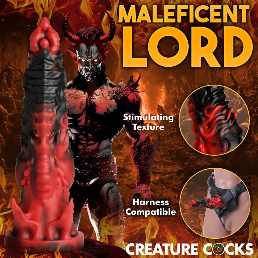 Creature Cocks Mephisto - /Black 18.5 cm Fantasy Dildo