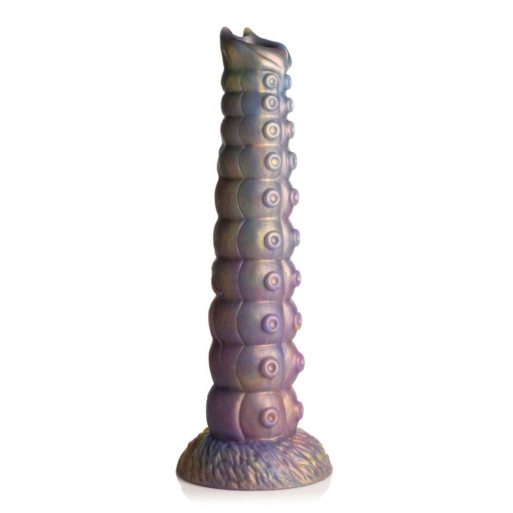 Creature Cocks Deep Invader - Multi-Coloured 22.9 cm Ovipositor Fantasy Dildo with textured shaft and suction cup base.
