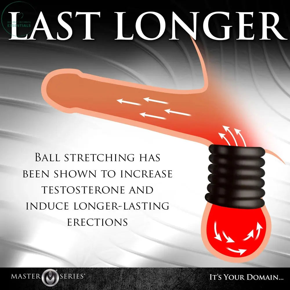 Affordable quality Master Series Ball Stack Ball Stretcher -  -  Ball Stretcher  from XR Brands by Discreet Intimate Essentials with Discreet Delivery 