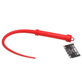 Master Series Viper Tail -  -  Silicone Whip with a flexible red tail and textured handle for adult play.