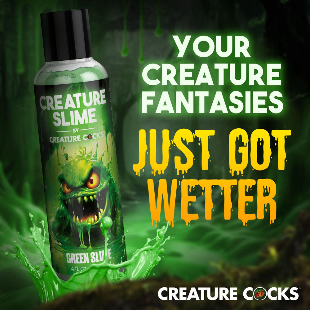 Creature Slime by Creature Cocks -  Slime -  Water Based Lubricant - 118 ml Bottle for intimate essentials and erotic fun.