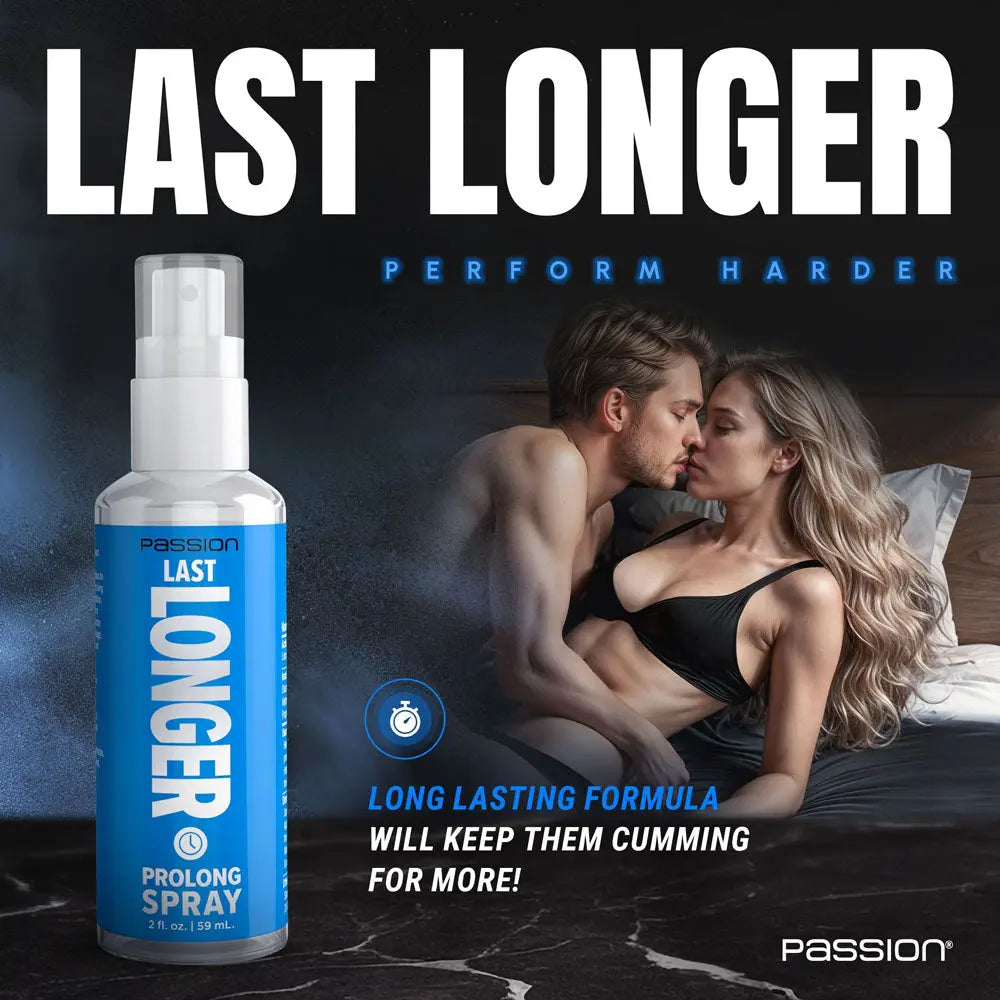 Affordable quality Passion Last Longer - Prolong Spray for Men - 59 ml  from XR Brands by Discreet Intimate Essentials with Discreet Delivery 