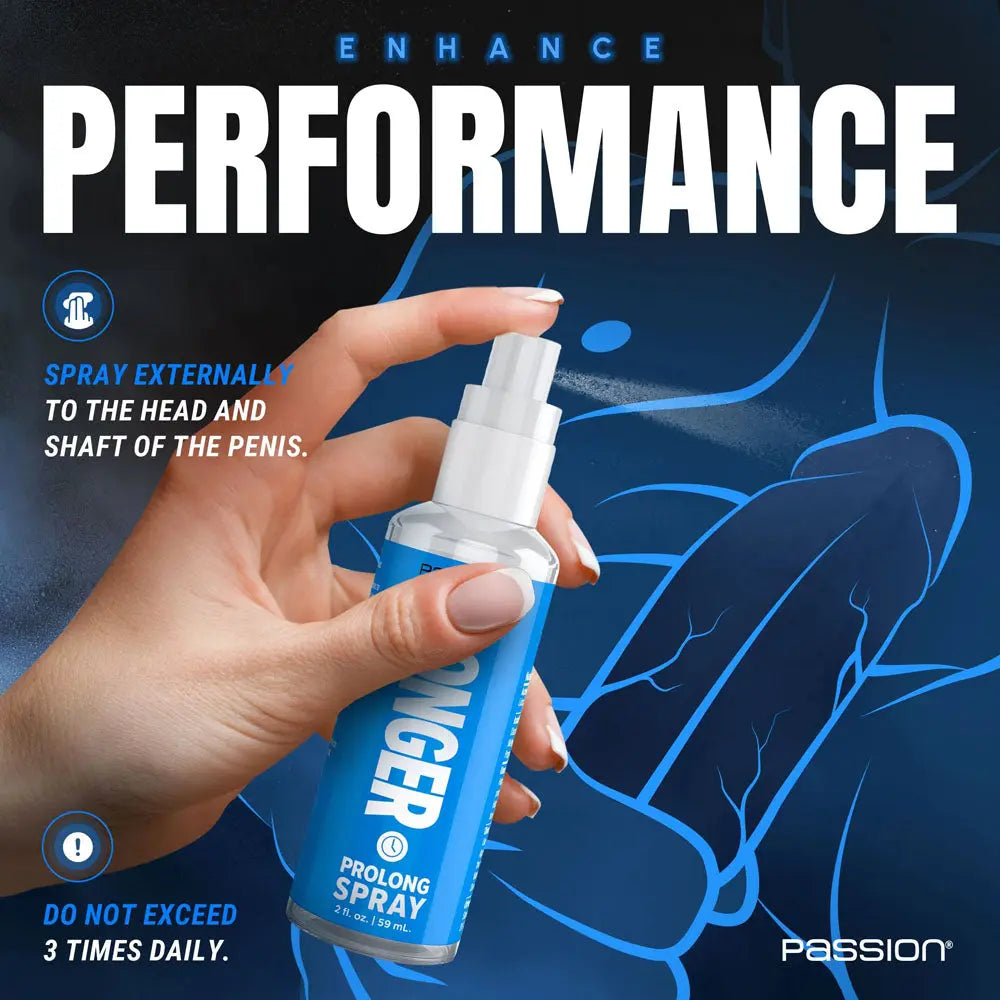 Affordable quality Passion Last Longer - Prolong Spray for Men - 59 ml  from XR Brands by Discreet Intimate Essentials with Discreet Delivery 