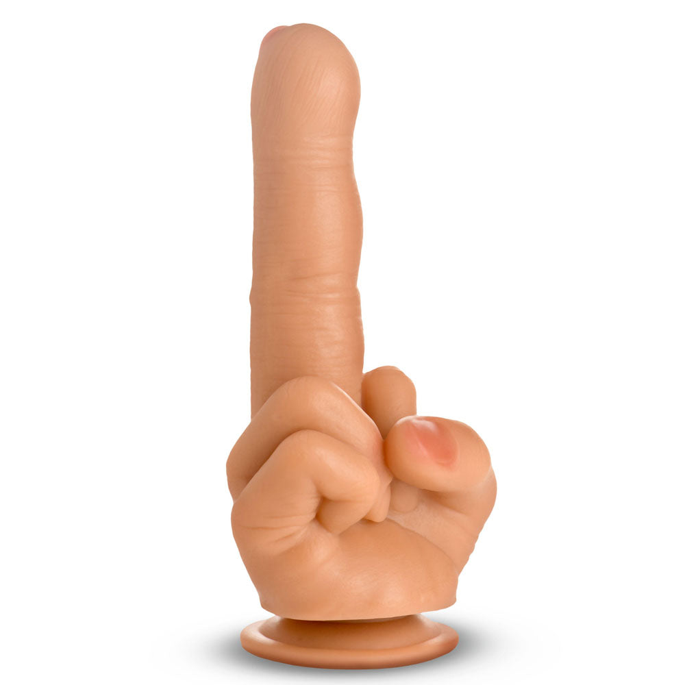 Master Series The Finger - 21.3 cm Giant Finger Dildo with realistic details and strong suction cup base.
