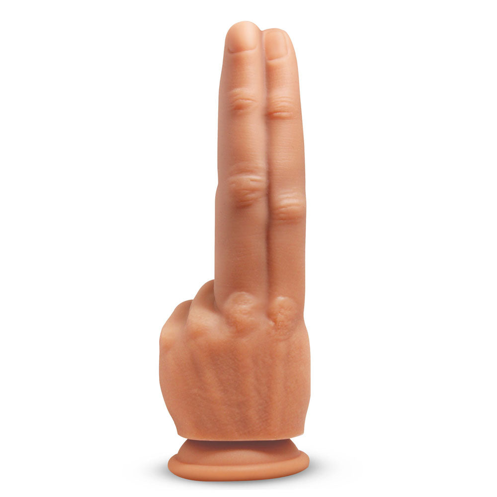 Master Series The Pleaser - 23.6 cm Double Finger Dildo showcasing intimate essentials for her.