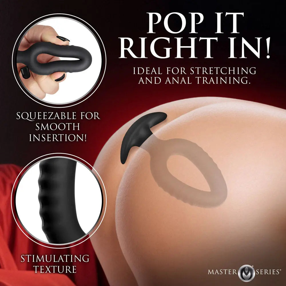 Master Series Pop Plugs -  Anal Plug Trainer Set - Set of 3 Sizes XR Brands Discreet Intimate Essentials.