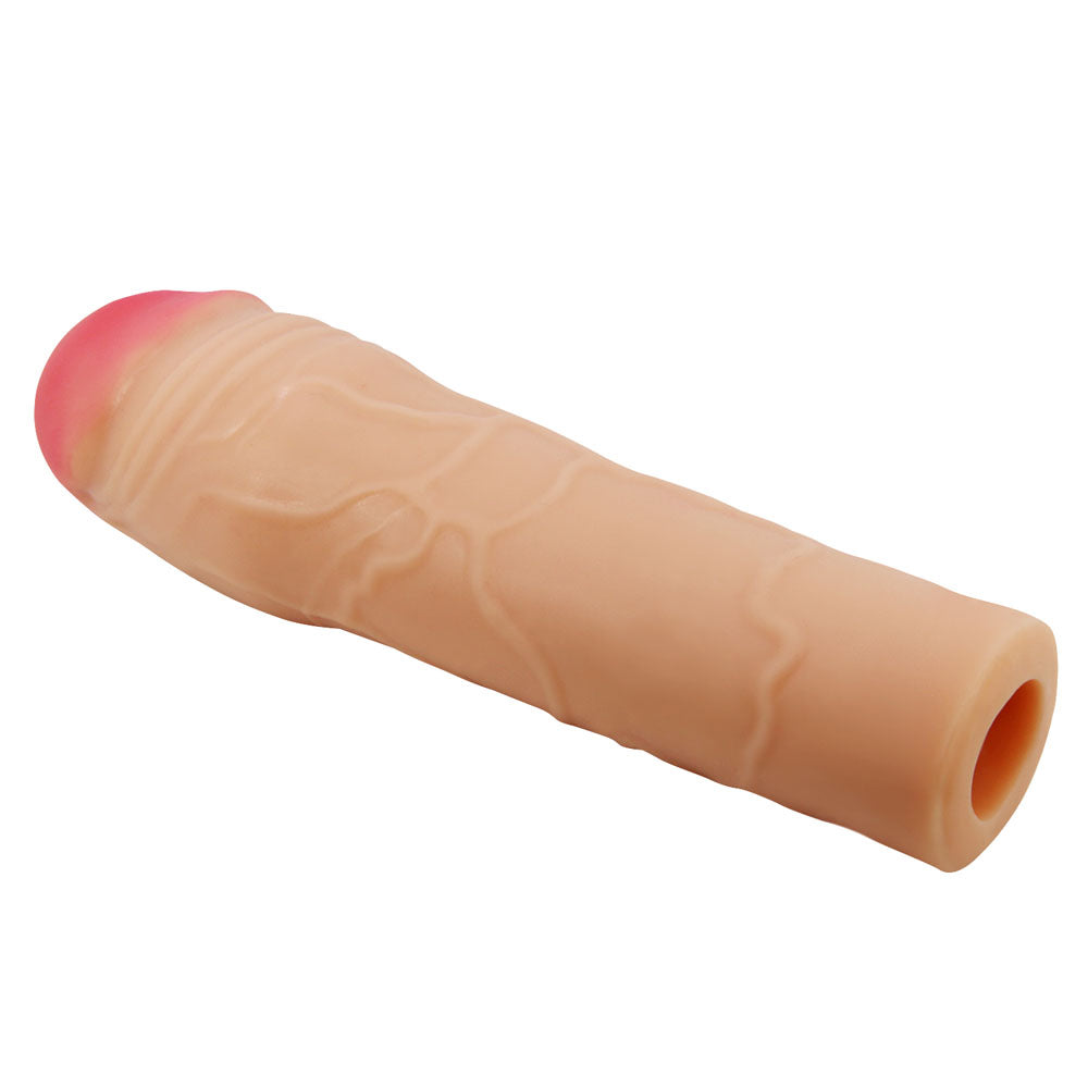 Party Up PARKER 2 Inch Extender Sleeve -  2 Inch Penis Extender Sleeve for lifelike pleasure and increased size