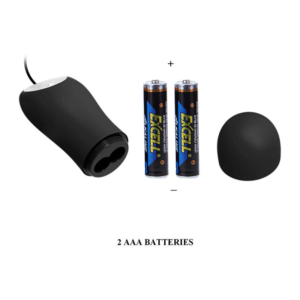 Party Up JASON Vibrating Anal Plug -  8.5 cm Vibrating Butt Plug with Remote accessories including batteries.