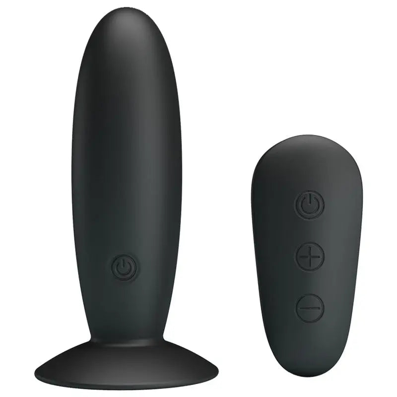MR PLAY Remote Control Vibrating Anal Plug -  USB Rechargeable Vibrating Butt Plug with Wireless Remote Mr Play Discreet Intimate Essentials.