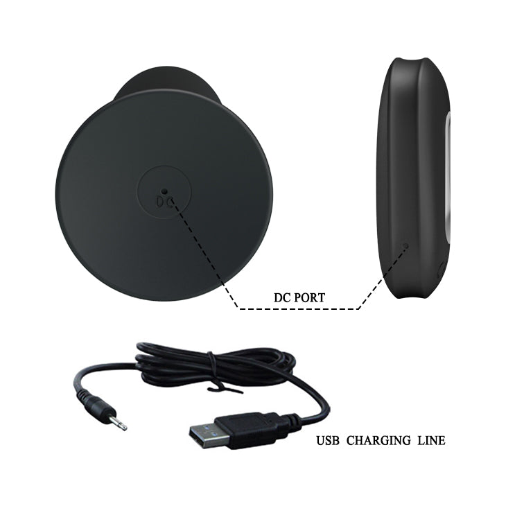 MR PLAY Remote Control Vibrating Anal Plug - USB Rechargeable Vibrating Butt Plug with Wireless Remote charging base and USB line.